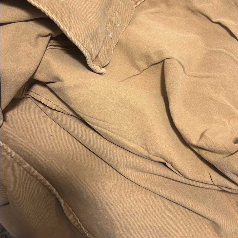 Men’s NWOT Sonoma Tan Shirt Jacket Size 3XL Tall - Picture 9 of 9